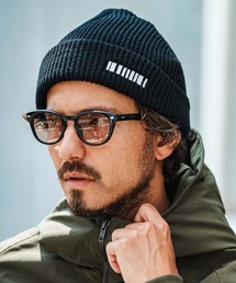 felkod（フィルコッド）の「mko12336-Barcode Embroidery Knit Cap ビーニー ニットキャップ（ニットキャップ/ビーニー）」