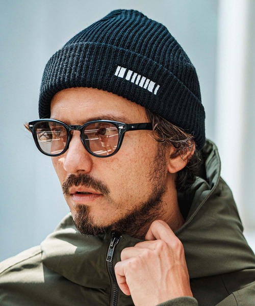 felkod(フィルコッド)の「mko12336-Barcode Embroidery Knit Cap ビーニー ニットキャップ(ニットキャップ/ビーニー・メンズ・ブラック×ピンク/グレー/ブラック×ホワイト/ネイビー・FREE)」の2枚目の写真