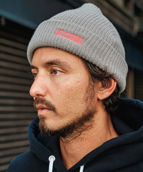 felkod(フィルコッド)の「mko12336-Barcode Embroidery Knit Cap ビーニー ニットキャップ(ニットキャップ/ビーニー・メンズ・ブラック×ピンク/グレー/ブラック×ホワイト/ネイビー・FREE)」の19枚目の写真