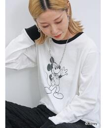 【Disney】ミッキー&フレンズ/アソートリンガーロンT