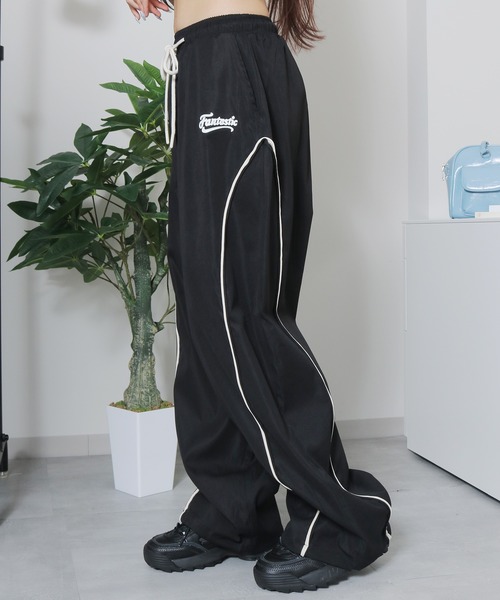 sevens(セブンズ)の「【sevens】PT スポーツラインワッペン付きトラックパンツ(その他パンツ・レディース・ピンク/グレー/ブラック・FREE)」の8枚目の写真