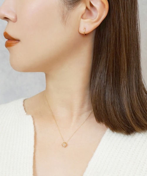 TAKE-UP（テイクアップ）の「【 Palette】K10　フープイヤリングベース小( YG)（イヤリング・レディース・イエローゴールド・FREE）」の4枚目の写真