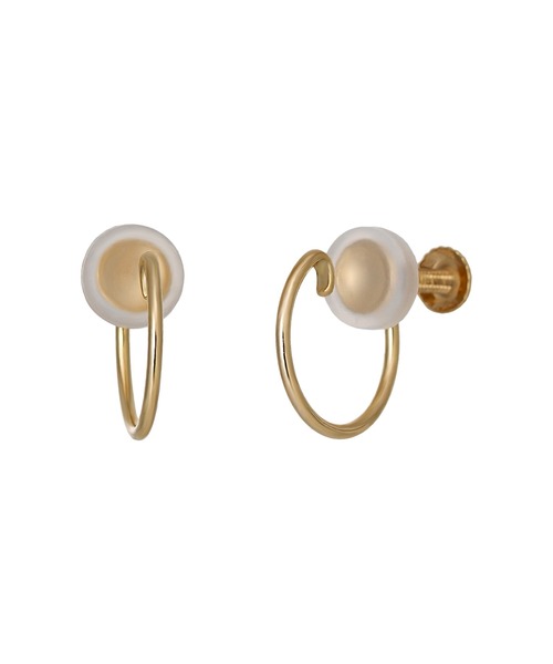 TAKE-UP（テイクアップ）の「【 Palette】K10　フープイヤリングベース小( YG)（イヤリング・レディース・イエローゴールド・FREE）」の5枚目の写真