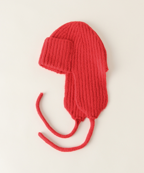 CONTROL FREAK（コントロールフリーク）の「CONTROL FREAK / コントロールフリーク ソフトフライトニットキャップ（ニットキャップ/ビーニー・レディース・ベージュ/レッド/グレー・FREE）」の3枚目の写真