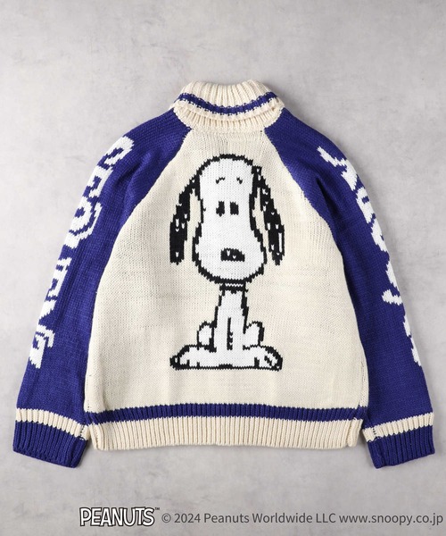 美品 ヴィンテージ ピーナッツ スヌーピー カウチンニット Mサイズ PEANUTS（ピーナッツ）の「【PEANUTS】スヌーピーカウチンニット