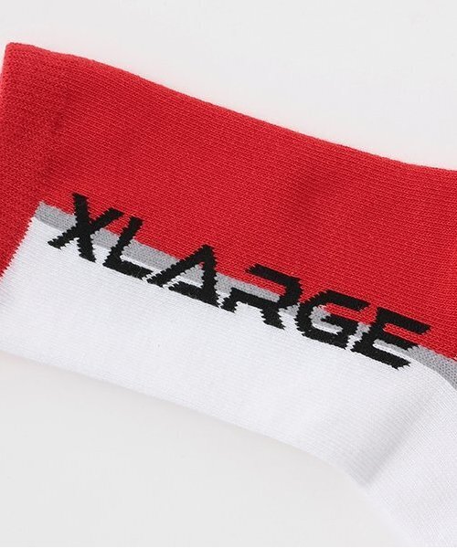 XLARGE KIDS(エクストララージキッズ)の「カラーブロックソックス(ソックス/靴下・キッズ・レッド/ブルー/ブラック・13-15cm/15-17cm/17-19cm/19-21cm)」の5枚目の写真