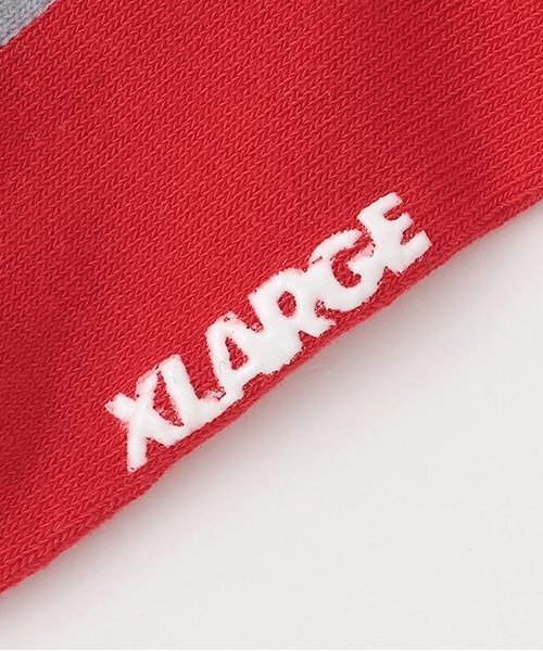 XLARGE KIDS(エクストララージキッズ)の「カラーブロックソックス(ソックス/靴下・キッズ・レッド/ブルー/ブラック・13-15cm/15-17cm/17-19cm/19-21cm)」の8枚目の写真
