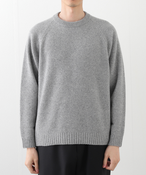 セール】ATON(エイトン) LAMBS WOOL CREWNECK SWEATER KRAGCW0402