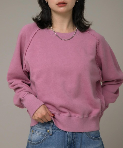 URBAN RESEARCH Sonny Label（アーバンリサーチサニーレーベル）の「USEDLIKEスウェット（スウェット・レディース・ピンク系その他/ブラック・FREE）」の2枚目の写真