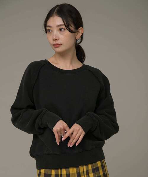 URBAN RESEARCH Sonny Label（アーバンリサーチサニーレーベル）の「USEDLIKEスウェット（スウェット・レディース・ピンク系その他/ブラック・FREE）」の4枚目の写真