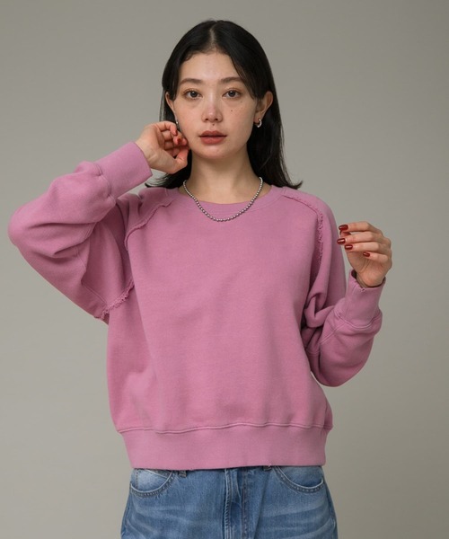 URBAN RESEARCH Sonny Label（アーバンリサーチサニーレーベル）の「USEDLIKEスウェット（スウェット・レディース・ピンク系その他/ブラック・FREE）」の12枚目の写真