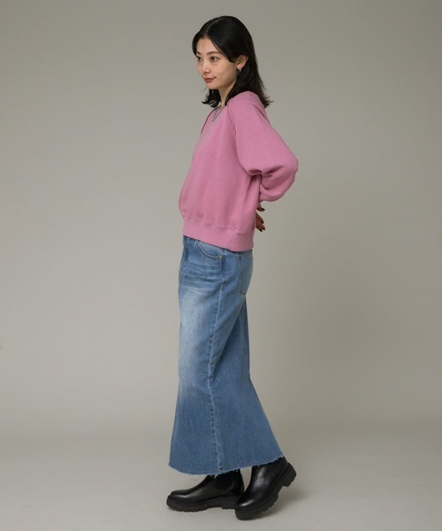 URBAN RESEARCH Sonny Label（アーバンリサーチサニーレーベル）の「USEDLIKEスウェット（スウェット・レディース・ピンク系その他/ブラック・FREE）」の16枚目の写真