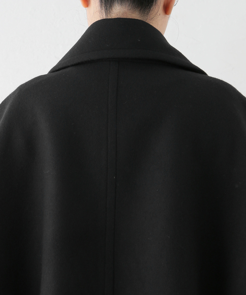 Noble(ノーブル)の「NEARbyME/ニアーバイミー Gold Botton Oversized Pea Coat(ピーコート・レディース・ブラック・FREE)」の10枚目の写真