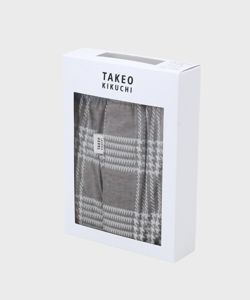 TAKEO KIKUCHI（タケオキクチ）の「◆グレンチェック柄トランクス（トランクス・メンズ・ベージュ/グレー・03/02）」の5枚目の写真