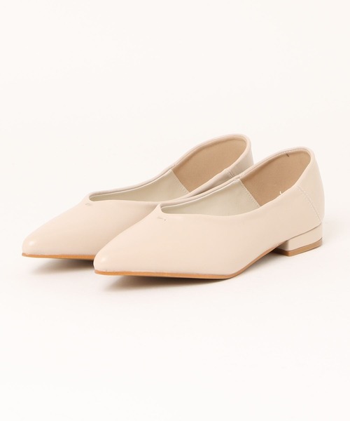 Fabby fabby(ファビィーファビィー)の「ポインテッドパンプス(パンプス・レディース・シルバー/アイボリー/ブラック/ブラウン/ゴールド/ベージュ・SMALL/MEDIUM/LARGE)」の1枚目の写真