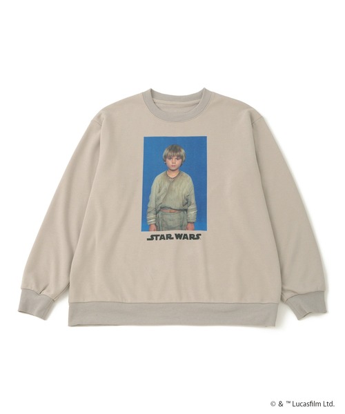 JUNRED（ジュンレッド）の「【STAR WARS COLLECTION】クルーネックスウェット（スウェット・メンズ・ブラック/チャコールグレー/ライトグレー・L/M/S）」の7枚目の写真