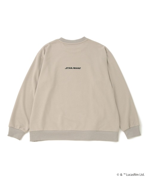 JUNRED（ジュンレッド）の「【STAR WARS COLLECTION】クルーネックスウェット（スウェット・メンズ・ブラック/チャコールグレー/ライトグレー・L/M/S）」の8枚目の写真