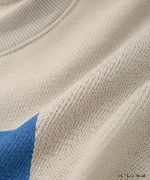JUNRED（ジュンレッド）の「【STAR WARS COLLECTION】クルーネックスウェット（スウェット・メンズ・ブラック/チャコールグレー/ライトグレー・L/M/S）」の9枚目の写真