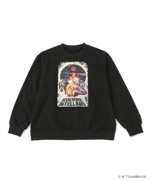 JUNRED（ジュンレッド）の「【STAR WARS COLLECTION】クルーネックスウェット（スウェット・メンズ・ブラック/チャコールグレー/ライトグレー・L/M/S）」の12枚目の写真