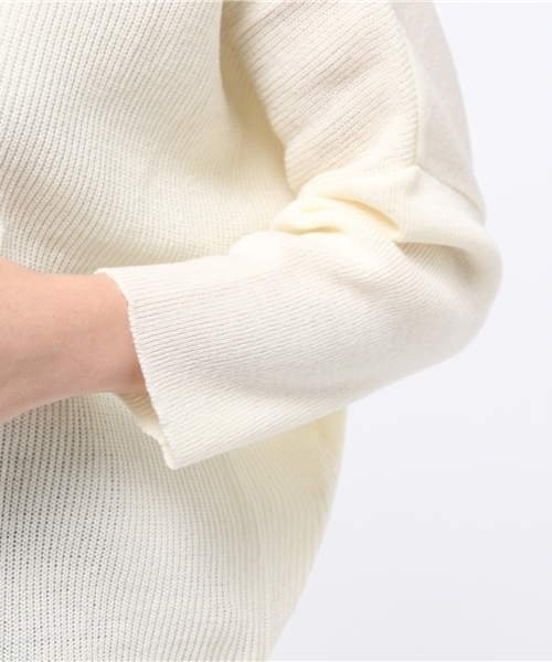 ROSE BUD(ローズバッド)の「(B.B)R52398-92DO T/N KNIT P/O(ニット/セーター・レディース・アイボリー/ブラック/キャメル・ONE SIZE)」の6枚目の写真