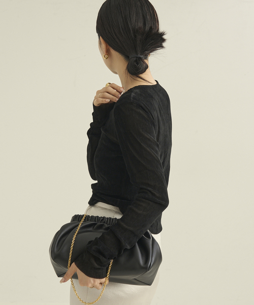 plage（プラージュ）の「《追加》Flocky Mesh ロンT（Tシャツ