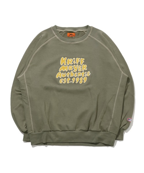 KRIFF MAYER Lady's Collection（クリフメイヤーレディースコレクション）の「のび～る裏毛スウェット（スウェット・レディース・オートミール/イエロー/カラフル/ブラック/カーキ/グレー・MEDIUM/LARGE）」の18枚目の写真