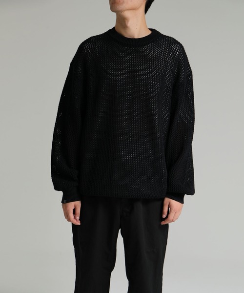 DELUXE（デラックス）の「JUNGLE（ニット/セーター・メンズ・ネイビー/ブラック・LARGE/MEDIUM）」の2枚目の写真