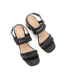 GRACE CONTINENTAL（グレースコンチネンタル）の「LUCA GROSSIラインパフヒール（サンダル）」