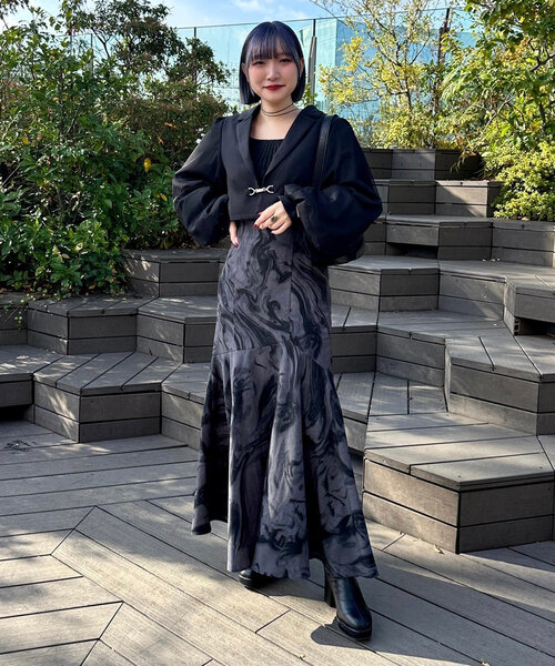【Mavie.7】 袖チュールショートジャケット(完売品) Mavie..7】チュール袖ショートジャケット | Remind me and