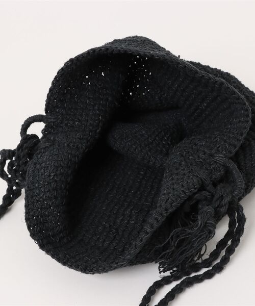 EARTH MADE（アースメイド）の「HENP COTTON SHOULDER（ショルダーバッグ・レディース・ナチュラル/ブラック/ベージュ・FREE）」の7枚目の写真