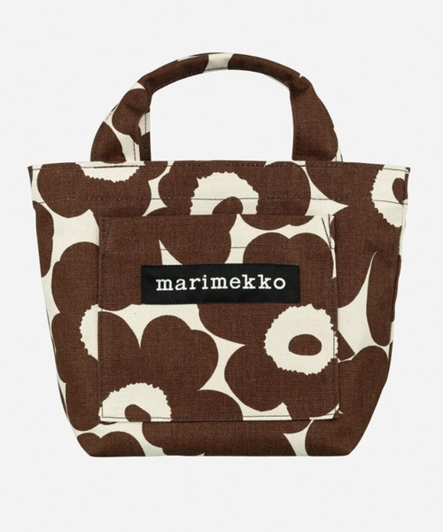 【新品・半額以下】マリメッコ marimekko トートバッグ UNIKKO 日本限定】12月デザイン Mini Unikko 60th マンスリー