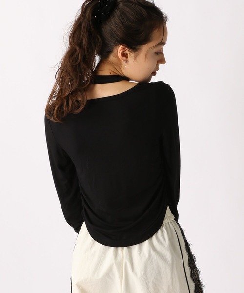 FOREVER 21(フォーエバー トゥエンティーワン)の「【2025SS】ボウタイシャーリングカットソー(Tシャツ/カットソー・レディース・ベージュ/ブラック/ナチュラル/ブルー・SMALL/MEDIUM)」の14枚目の写真
