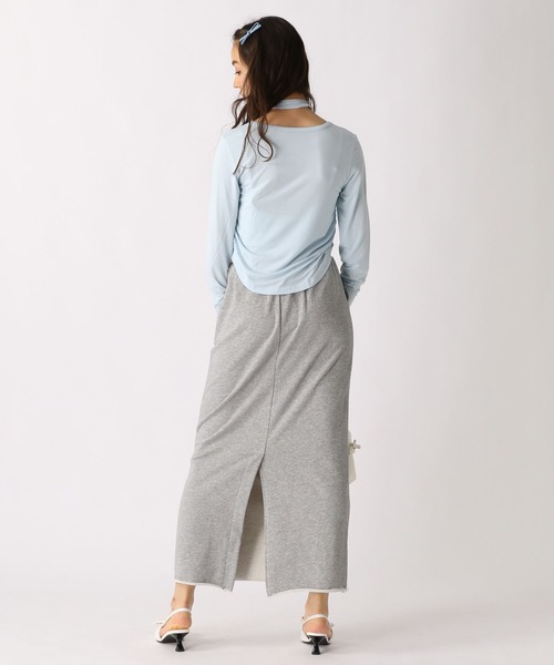 FOREVER 21(フォーエバー トゥエンティーワン)の「【2025SS】ボウタイシャーリングカットソー(Tシャツ/カットソー・レディース・ベージュ/ブラック/ナチュラル/ブルー・SMALL/MEDIUM)」の7枚目の写真
