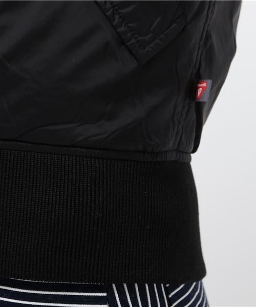 Alpha Industries（アルファインダストリーズ）の「【ALPHA×CIAOPANICTYPY】リバーシブルMA-1（ブルゾン・レディース・ブラック/オリーブ・SMALL）」の14枚目の写真