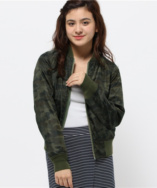 Alpha Industries（アルファインダストリーズ）の「【ALPHA×CIAOPANICTYPY】リバーシブルMA-1（ブルゾン・レディース・ブラック/オリーブ・SMALL）」の9枚目の写真