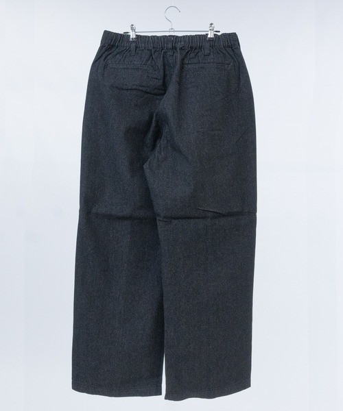 SUGGESTION（サジェッション）の「【13】センタープレス ワイドデニムスラックス（デニムパンツ・メンズ・グレー/ネイビー/ブラック/ブルーグレー・MEDIUM/LARGE）」の22枚目の写真