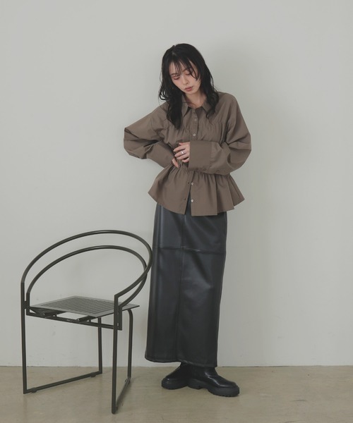 LIAN（リアン）の「シャーリングビスチェデザインシャツ 【入荷禁止】（シャツ/ブラウス・レディース・ピンク系その他/ブルー/ブルー系その他/イエロー/ピンク/ホワイト/ライトブルー/ブラウン/ベージュ系その他/ピンク系その他2/ブルー系その他2・FREE）」の17枚目の写真