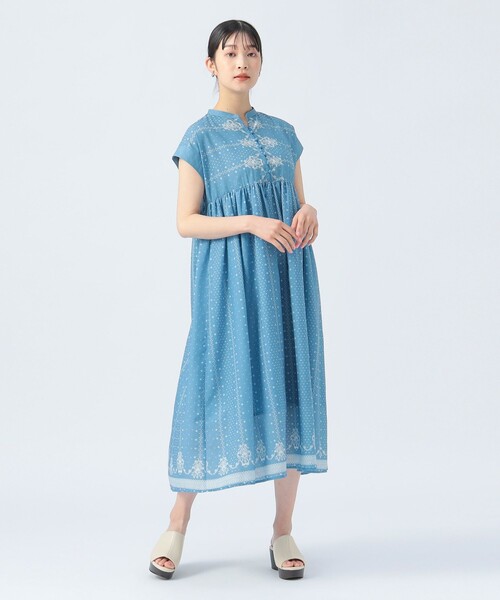 セール】【3色展開】バンダナ スキッパー ワンピース