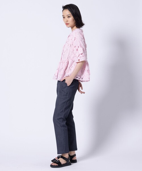 TOCCA(トッカ)の「FLOATING FLOWER ブラウス(シャツ/ブラウス・レディース・ホワイト系7/ピンク系7・0/4)」の6枚目の写真