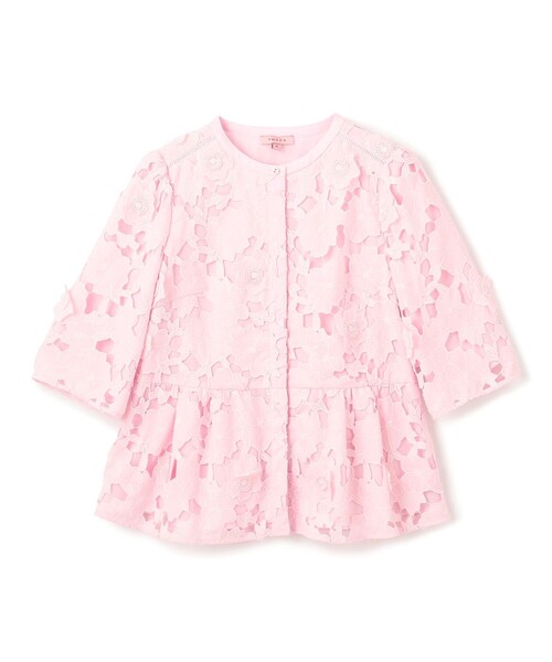 TOCCA(トッカ)の「FLOATING FLOWER ブラウス(シャツ/ブラウス・レディース・ホワイト系7/ピンク系7・0/4)」の9枚目の写真