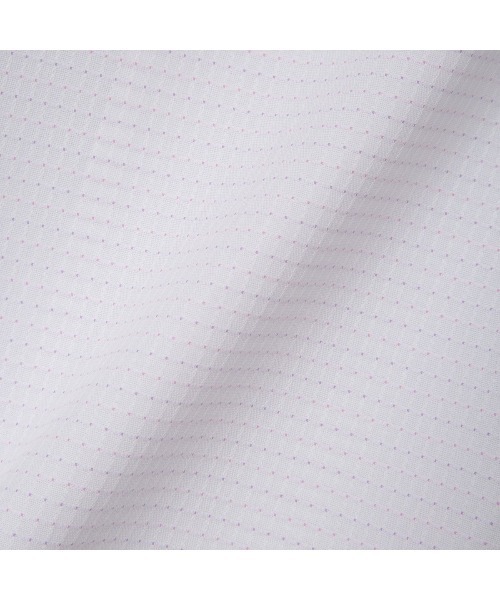 TOKYO SHIRTS（トウキョウシャツ）の「透け防止 形態安定ノーアイロン ラウンド 長袖ビジネスワイシャツ（ビジネスシャツ・レディース・ライトパープル・LL/S/M/L/XL）」の5枚目の写真