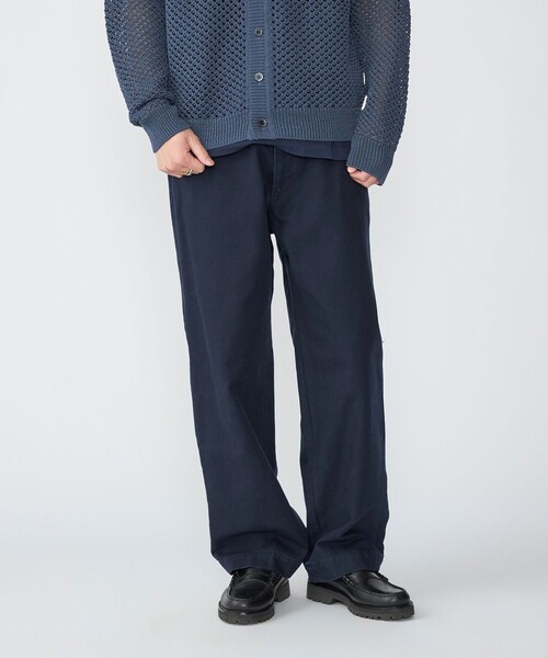SHIPS（シップス）の「SHIPS: ストーン ウォッシュ コットン パンツ (セットアップ対応)（その他パンツ・メンズ・ベージュ/ネイビー/ダークグレー・SMALL/MEDIUM/LARGE/X-LARGE）」の3枚目の写真