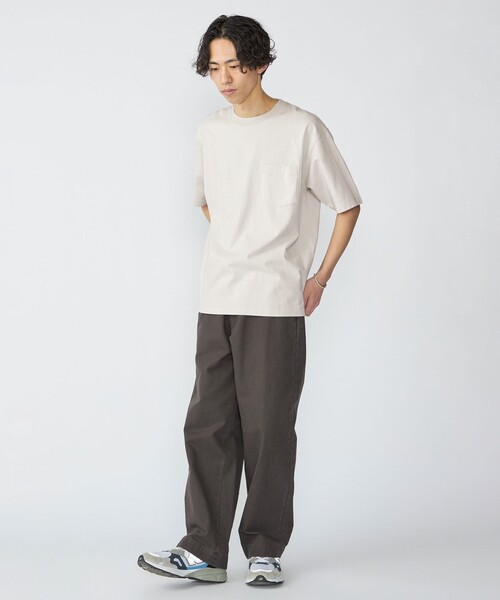 SHIPS（シップス）の「SHIPS: ストーン ウォッシュ コットン パンツ (セットアップ対応)（その他パンツ・メンズ・ベージュ/ネイビー/ダークグレー・SMALL/MEDIUM/LARGE/X-LARGE）」の4枚目の写真