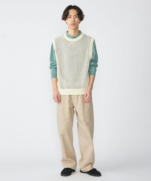 SHIPS（シップス）の「SHIPS: ストーン ウォッシュ コットン パンツ (セットアップ対応)（その他パンツ・メンズ・ベージュ/ネイビー/ダークグレー・SMALL/MEDIUM/LARGE/X-LARGE）」の11枚目の写真