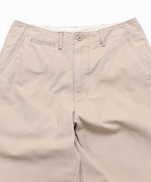 セール】SHIPS: ストーン ウォッシュ コットン パンツ (セットアップ