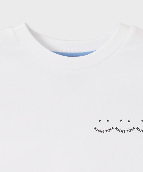 Paul Smith JUNIOR(ポールスミスジュニア)の「ジュニア "Happy" Tシャツ / 893155 4151202(Tシャツ/カットソー・キッズ・ホワイト/ブラック・90cm/110cm/100cm/120cm/130cm/140cm/150cm)」の9枚目の写真
