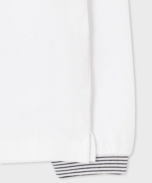 Paul Smith JUNIOR(ポールスミスジュニア)の「ジュニア "Happy" Tシャツ / 893155 4151202(Tシャツ/カットソー・キッズ・ホワイト/ブラック・90cm/110cm/100cm/120cm/130cm/140cm/150cm)」の11枚目の写真