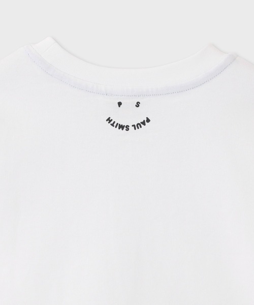 Paul Smith JUNIOR(ポールスミスジュニア)の「ジュニア "Happy" Tシャツ / 893155 4151202(Tシャツ/カットソー・キッズ・ホワイト/ブラック・90cm/110cm/100cm/120cm/130cm/140cm/150cm)」の12枚目の写真