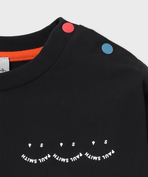 Paul Smith JUNIOR(ポールスミスジュニア)の「ジュニア "Happy" Tシャツ / 893155 4151202(Tシャツ/カットソー・キッズ・ホワイト/ブラック・90cm/110cm/100cm/120cm/130cm/140cm/150cm)」の7枚目の写真