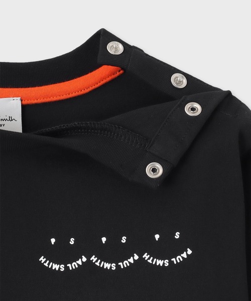 Paul Smith JUNIOR(ポールスミスジュニア)の「ジュニア "Happy" Tシャツ / 893155 4151202(Tシャツ/カットソー・キッズ・ホワイト/ブラック・90cm/110cm/100cm/120cm/130cm/140cm/150cm)」の8枚目の写真